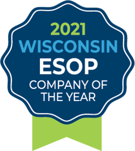 2021 Wisconsin ESOP Company of the Year Banner