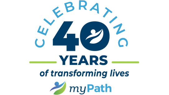 MyPath's 40th Anniversary logo
